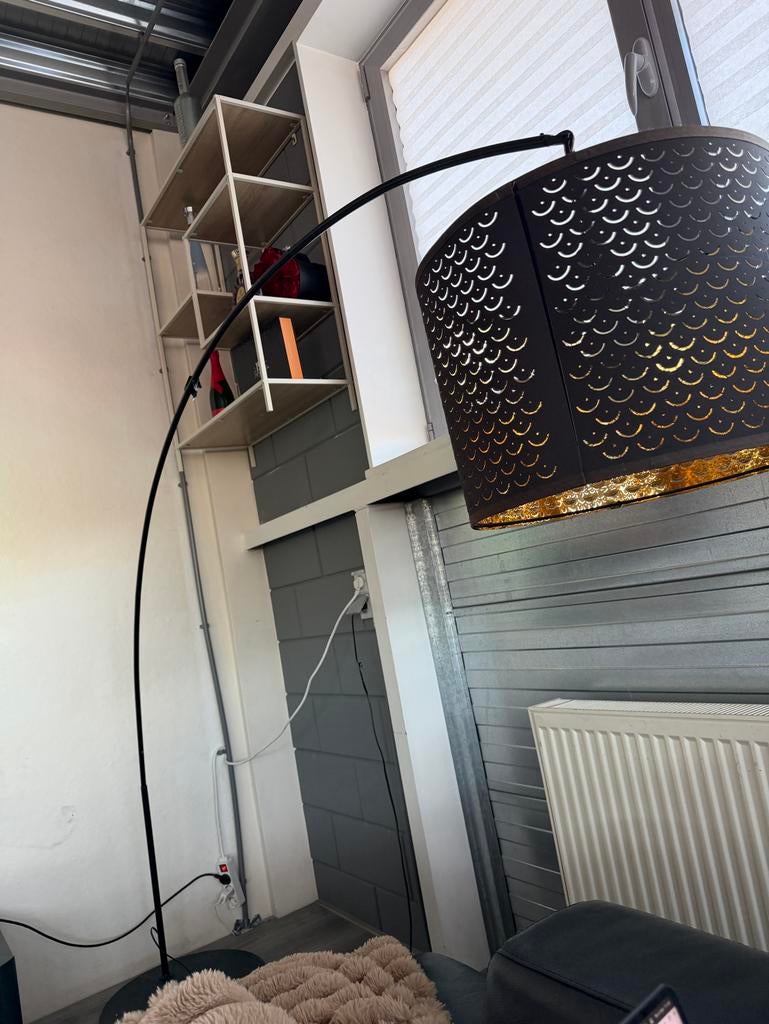 Flexibele vloerlamp - geen plafondpunt nodig! Ikea, Ophalen, Gebruikt, Metaal, 150 tot 200 cm