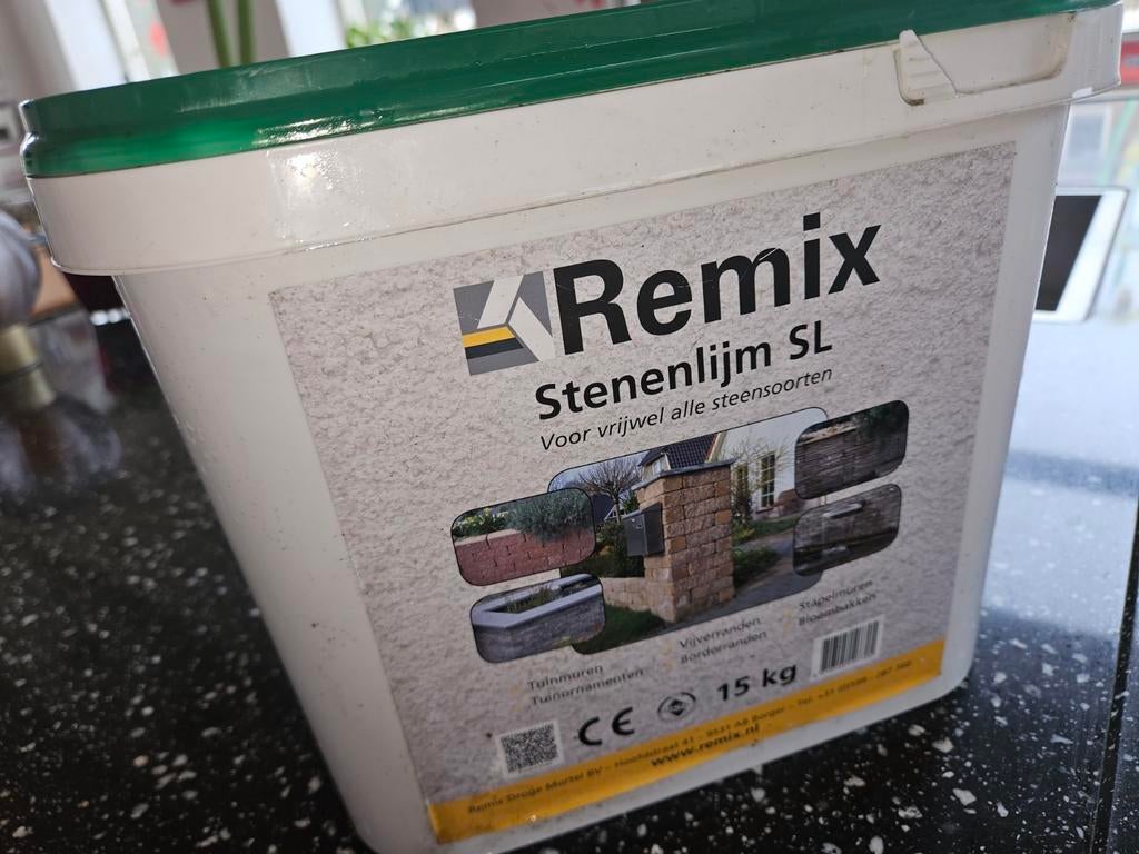 Remix Stenenlijm - 10 kg over, Ophalen