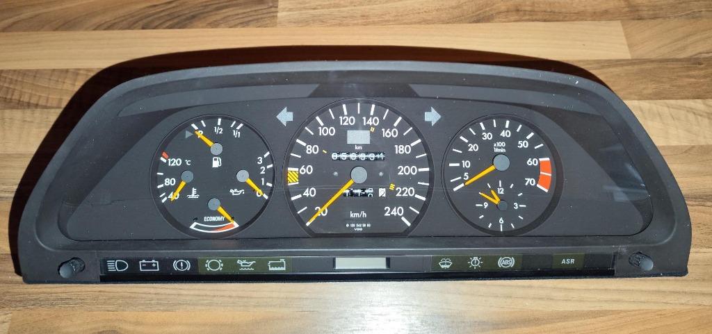 Km teller MB 126 herstel instrument 1265425860, Ophalen of Verzenden, Gebruikt, Mercedes-Benz