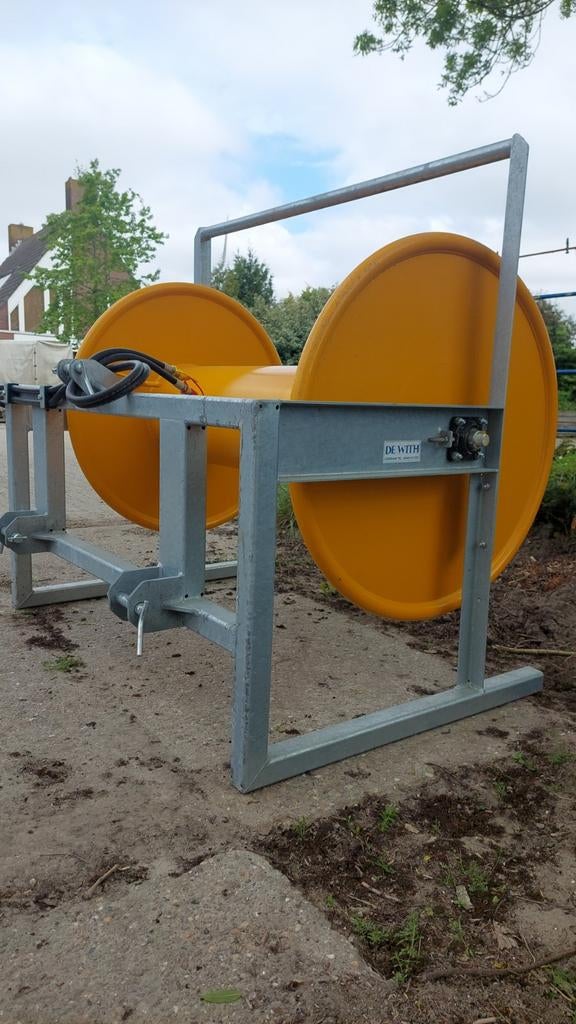 Slanghaspel, haspel en slangen, Ophalen, Glastuinbouw, Beregening en Drainage