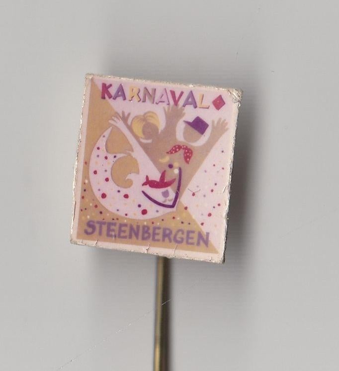 Carnaval Steenbergen Karnaval B speldje, Gebruikt, Niet vindbaar, Niet vindbaar, Speldje of Pin