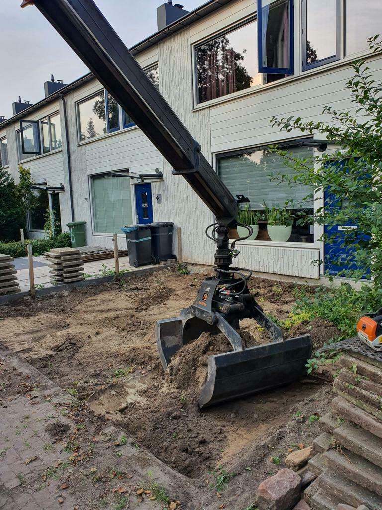 Overtollige grond afvoeren