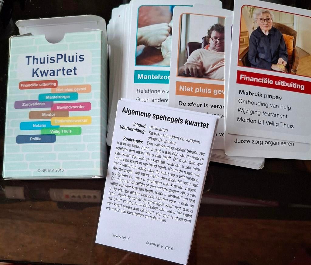 ThuisPluisKwartet - Bewustwording Financiële Uitbuiting, Drie of vier spelers, Ophalen of Verzenden, Nieuw, NRI B.V.