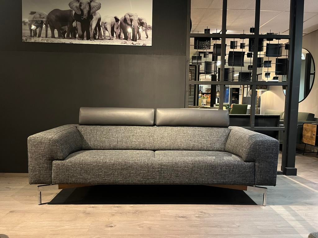 Leolux Howlo ploegstof Mida, Verzenden, Driepersoons, 75 tot 100 cm, Zo goed als nieuw