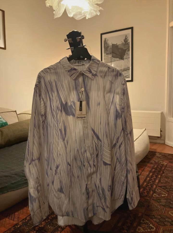 Desigual Overhemd gloednieuw maat M, Kleding | Heren, Ophalen of Verzenden, Nieuw, Maat 48/50 (M), Blauw