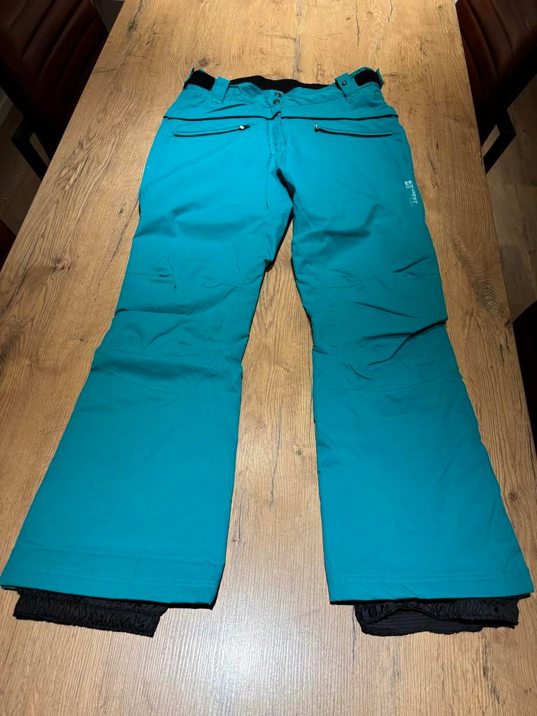 Rehall Skibroek Dames - Turquoise/Groen - Maat L, Ophalen of Verzenden, Zo goed als nieuw, Maat 42/44 (L), Broek