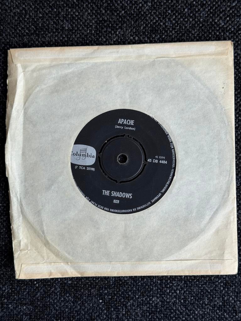 The Shadows - Apache / Quartermasters Stores Single, Cd's en Dvd's, Vinyl Singles, Ophalen, Gebruikt, 7 inch, Single