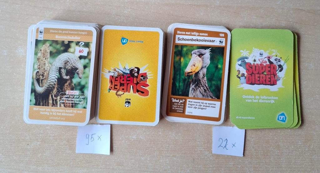 Div spaarstickers AH / ?, Verzamelen, Speelkaarten, Jokers en Kwartetten, Ophalen of Verzenden, Speelkaart(en)