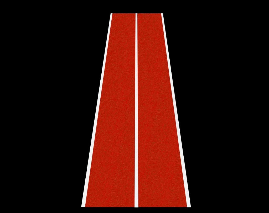Rode Sprinttrack - 5,4 x 2m, Sport en Fitness, Fitnessapparatuur, Ophalen, Stuntgras, Nieuw, Info@stuntgras.nl