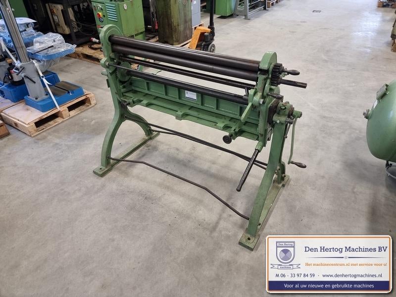 Zetbank kraalmachine wals combinatiebank kantelbank 1m, Ophalen, Gebruikt