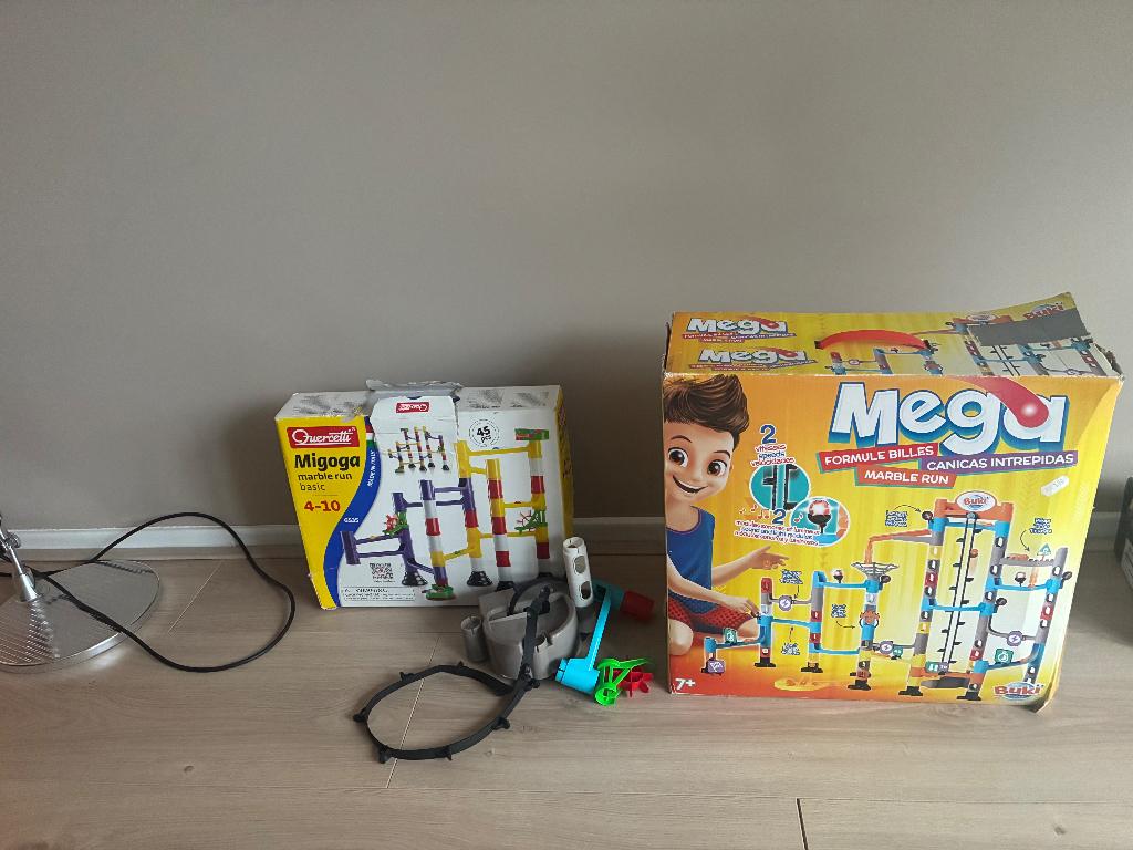 Knikkerbaan Quercetti, Ophalen, Gebruikt, Overige merken