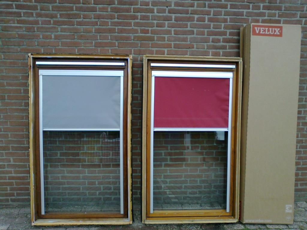 Velux dakramen / 94x160.incl gootstukken, Ophalen of Verzenden, Zo goed als nieuw, Dakraam