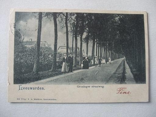 P150 Leeuwarden - Groningerstraatweg - 1903, Verzenden, Voor 1920, Gelopen, Friesland