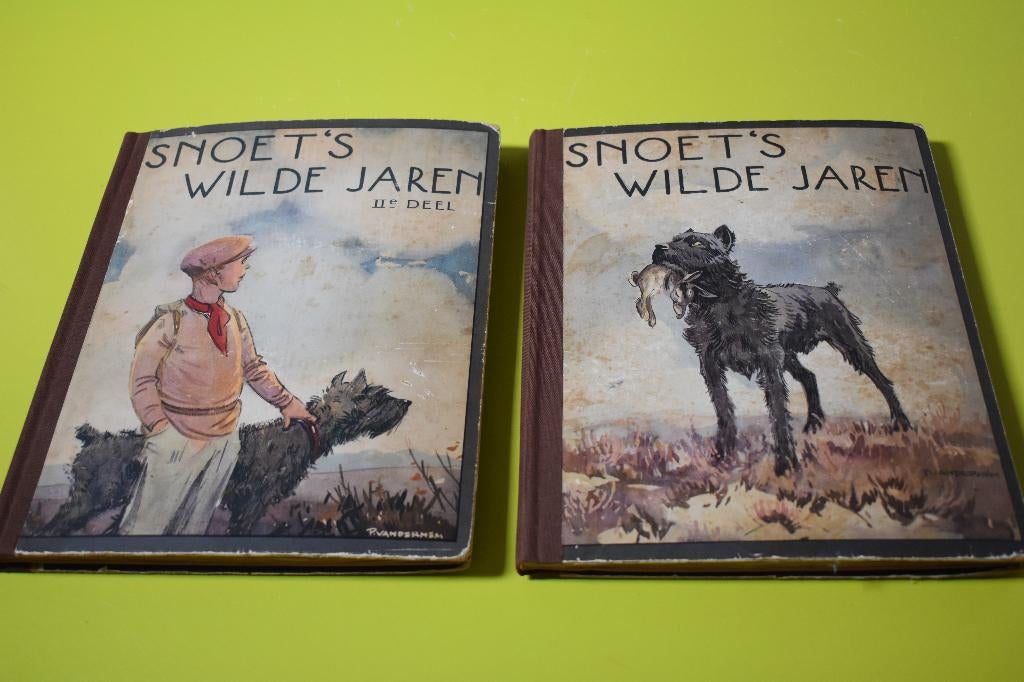 Plaatjesalbum- Snoet's wilde jaren deel 1 en 2-1932-1933, Ophalen of Verzenden, Gelezen, H. van Wermeskerken, Plaatjesalbum