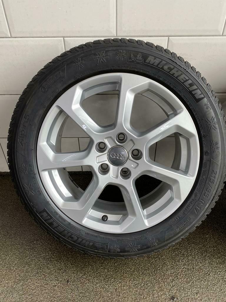 Audi Q2 2018 winterset 17 inch 7 spaak ❄️, Ophalen, Banden en Velgen, 17 inch, Winterbanden