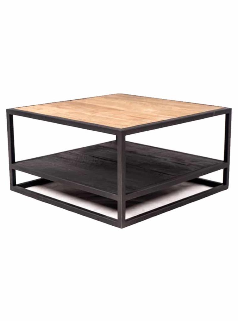 OMG salontafel ROS015 l Whoon l Room108 l van €218 voor €55, Ophalen, 50 tot 100 cm, Teakhout, Vierkant