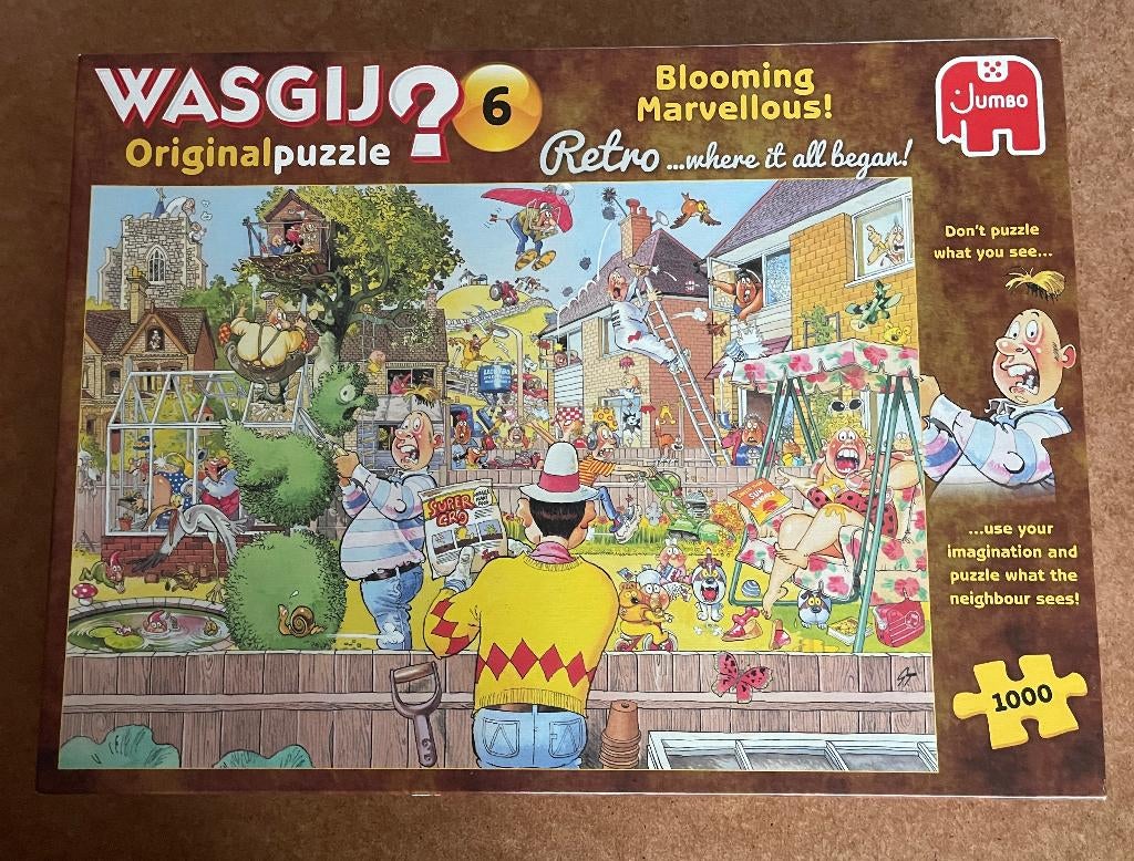 Wasgij Retro Original 6 - Het groeit als kool! 1000 stukjes, Ophalen of Verzenden, 500 t/m 1500 stukjes, Zo goed als nieuw, Legpuzzel