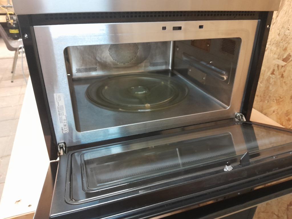 NETTE WHIRLPOOL AMW505IX COMBI MAGENTRON OVEN TE KOOP, Witgoed en Apparatuur, Combimagnetron, Gebruikt, 60 cm of meer, Ophalen of Verzenden