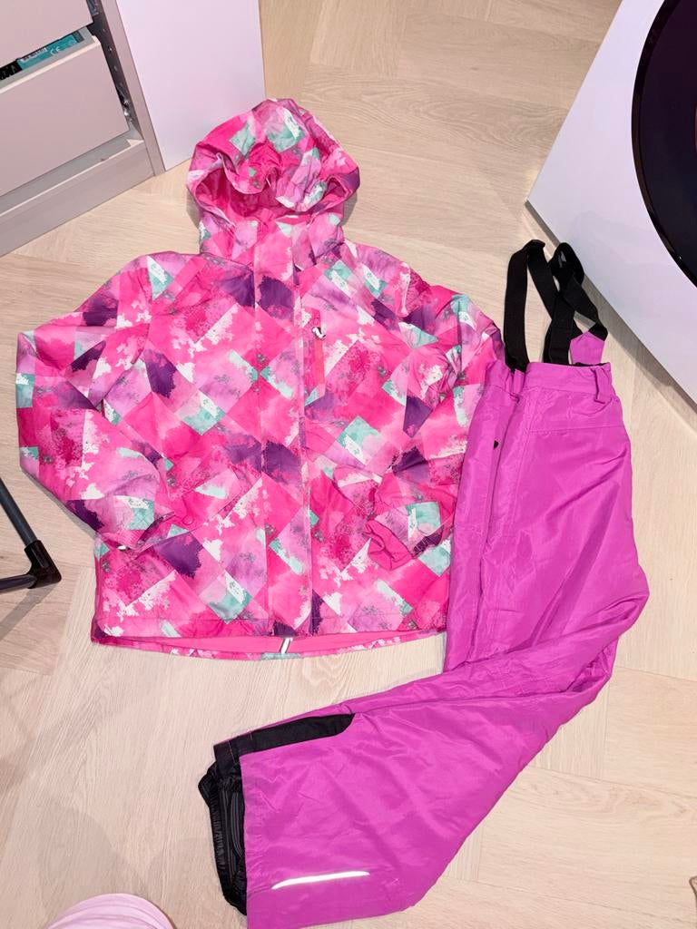 Crivit Ski Jas en Broek - Leuke Kleur!, Kinderen en Baby's, Kinderkleding | Maat 158, Ophalen of Verzenden, Zo goed als nieuw