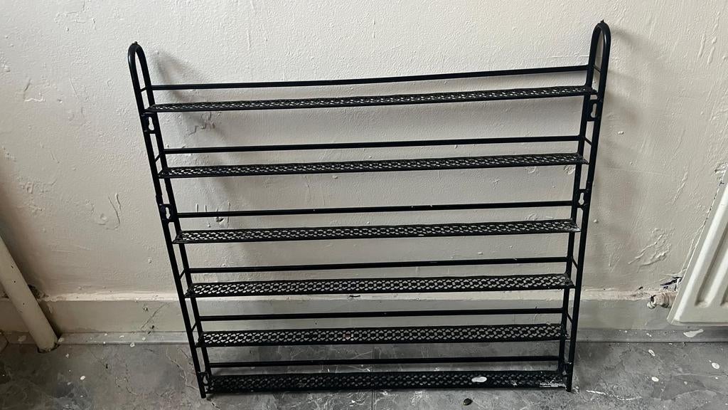 Metalen nagellak rek voor wandmontage, Ophalen of Verzenden, Gebruikt