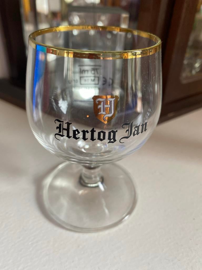 Hertog Jan Bierglas Ritzenhoff - Zo goed als nieuw, Glas of Glazen, Ophalen of Verzenden, Overige stijlen, Glas