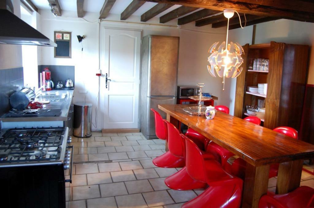 Vakantiehuis Gite Rouge in Menil Vin, Normandie, Vakantie, 8 personen, 4 of meer slaapkamers, Open haard, In bergen of heuvels