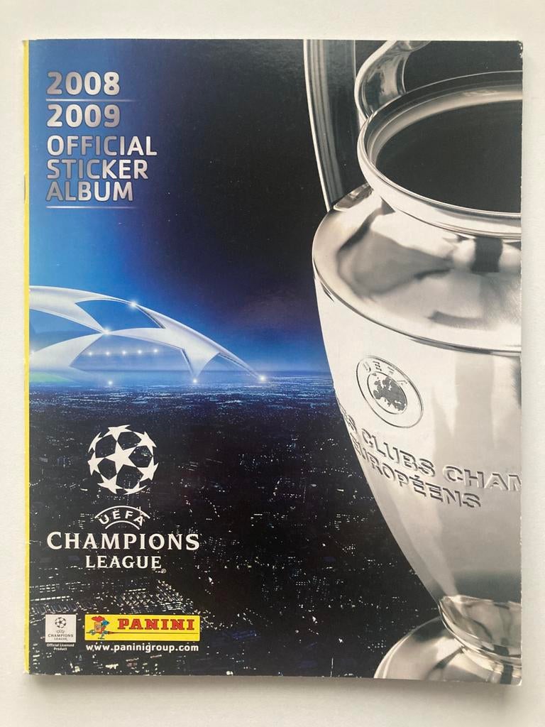 Panini Champions League 2008-2009 - Leeg Album, Ophalen of Verzenden, Zo goed als nieuw, Buitenlandse clubs, Poster, Plaatje of Sticker