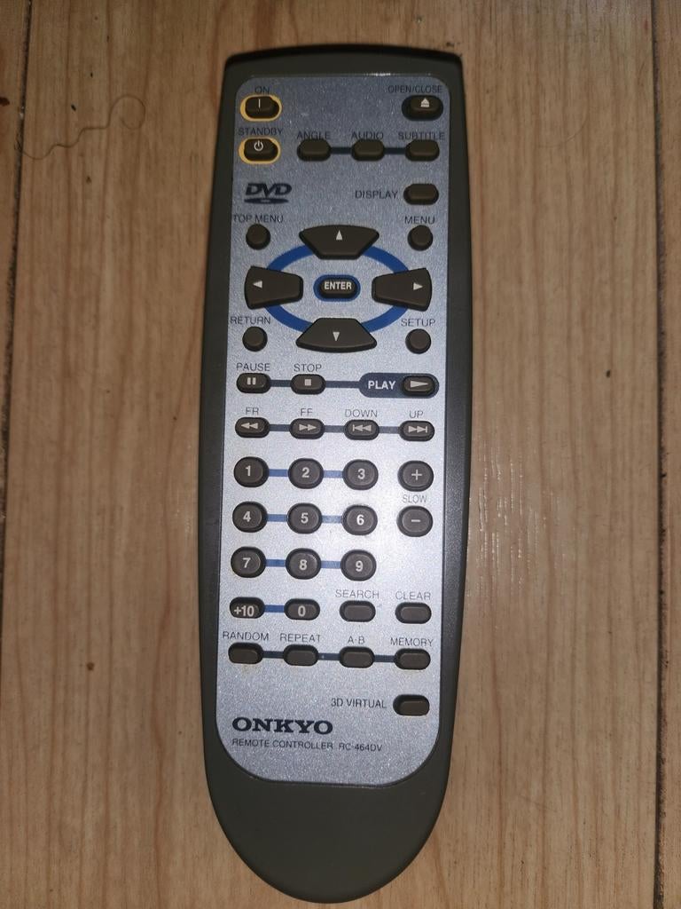Onkyo RC-464DV Afstandsbediening - Getest & Werkend, Ophalen of Verzenden, Gebruikt, Origineel, Dvd