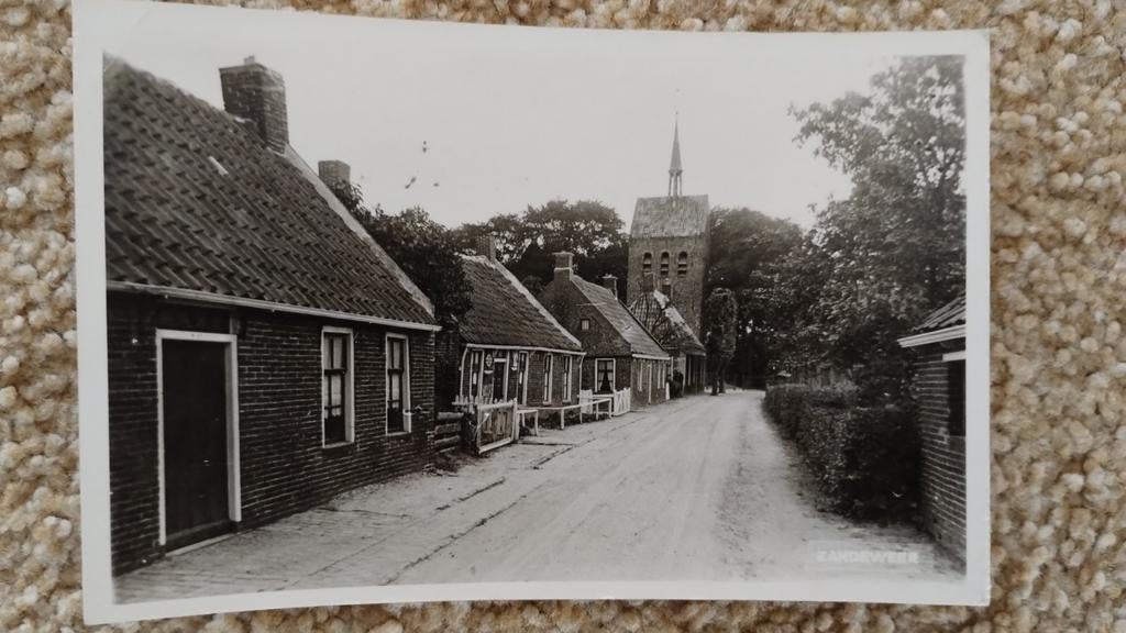 Ansichtkaart van Zandeweer, Groningen, Ophalen of Verzenden, 1940 tot 1960, Gelopen, Groningen