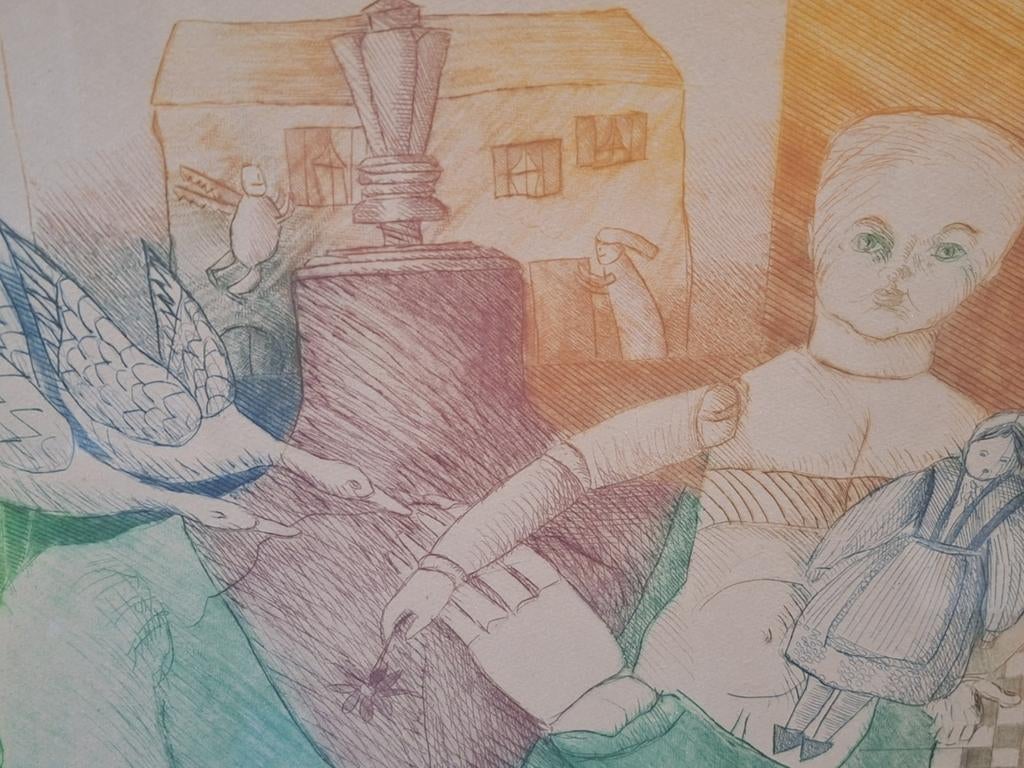 Ets Dominique Martin 1979, Antiek en Kunst, Ophalen of Verzenden