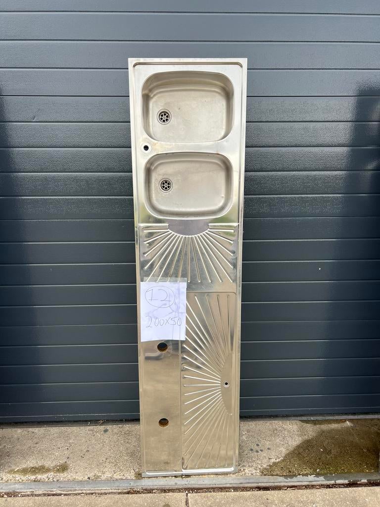 RVS spoelbak lekblad tapblad franke horeca bar blad, Ophalen