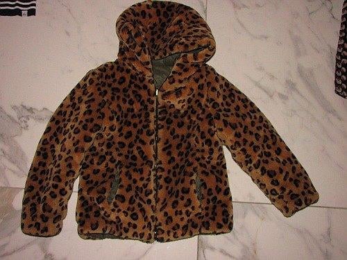 128 VINGINO luipaard bontje jas reversibel, Ophalen of Verzenden, Zo goed als nieuw, Meisje, Jas