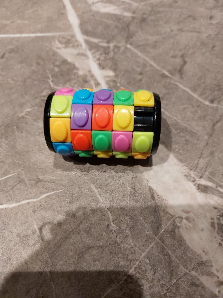 Leerzame kleurrijke Puzzel, Ophalen of Verzenden, Meer dan 50 stukjes, Zo goed als nieuw, 4 tot 6 jaar