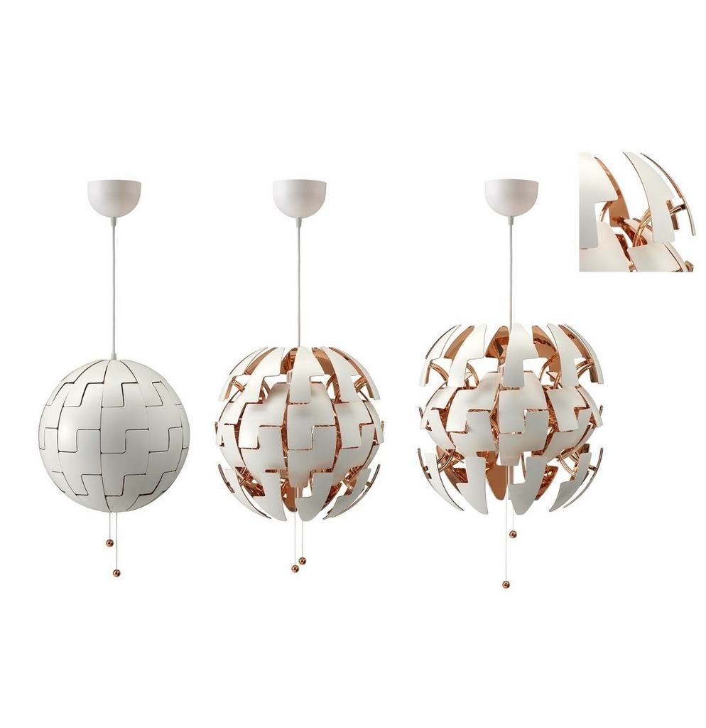 Mooie hanglamp - IKEA stijl, Ophalen, Zo goed als nieuw, Kunststof, Minder dan 50 cm