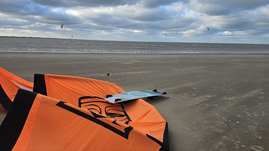 Zian Hantu Kite 10m - Gebruikt, nette staat, Gebruikt, 10 m², Geen board, Ophalen of Verzenden