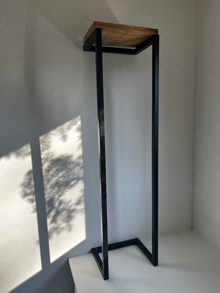 Handdoekenrek staal gecoat zwart, Huis en Inrichting, Badkamer | Badtextiel en Accessoires, Ophalen of Verzenden, Zwart