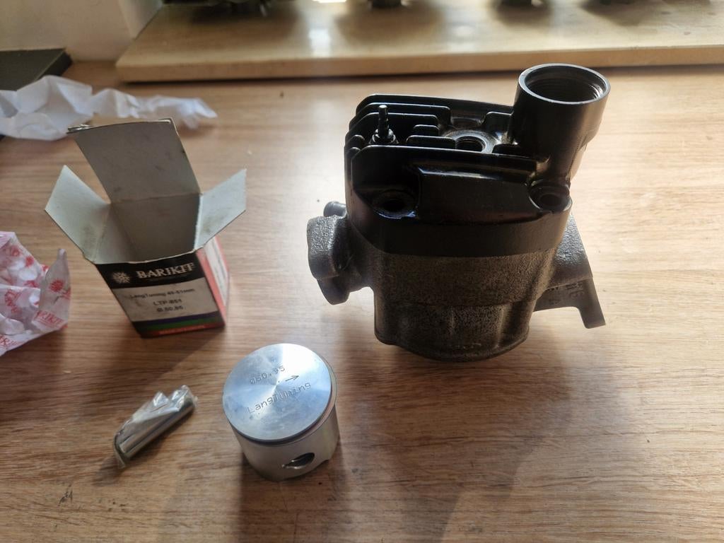 Honda mbx80 licht getuned 51mm cilinderset, Ophalen of Verzenden, Zo goed als nieuw, Cilinder