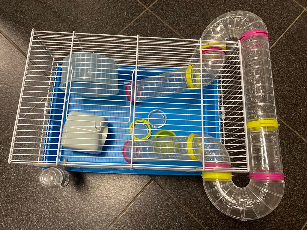 Ferplast hamsterkooi Paula nieuw, Dieren en Toebehoren, Knaagdieren en Konijnen | Hokken en Kooien, Nieuw, Kooi, Minder dan 60 cm