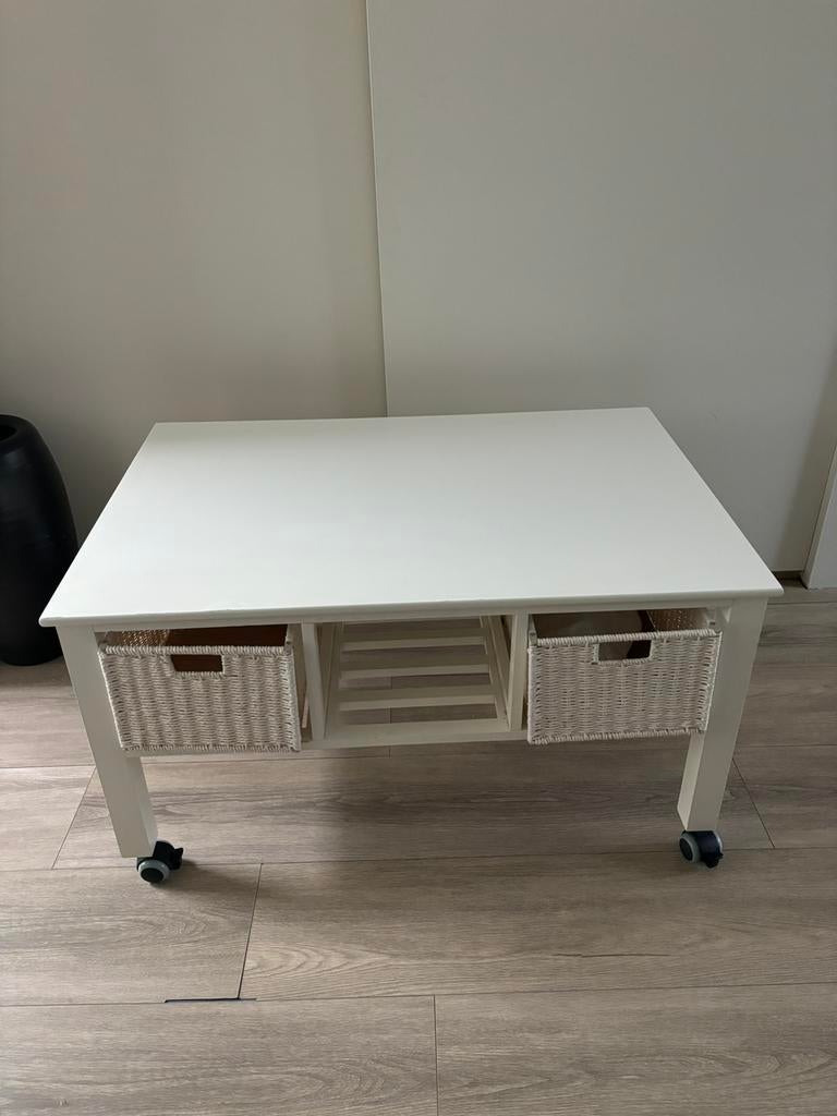 Salon tafel, Huis en Inrichting, Tafels | Salontafels, Ophalen, Gebruikt, 100 tot 150 cm, 50 tot 100 cm