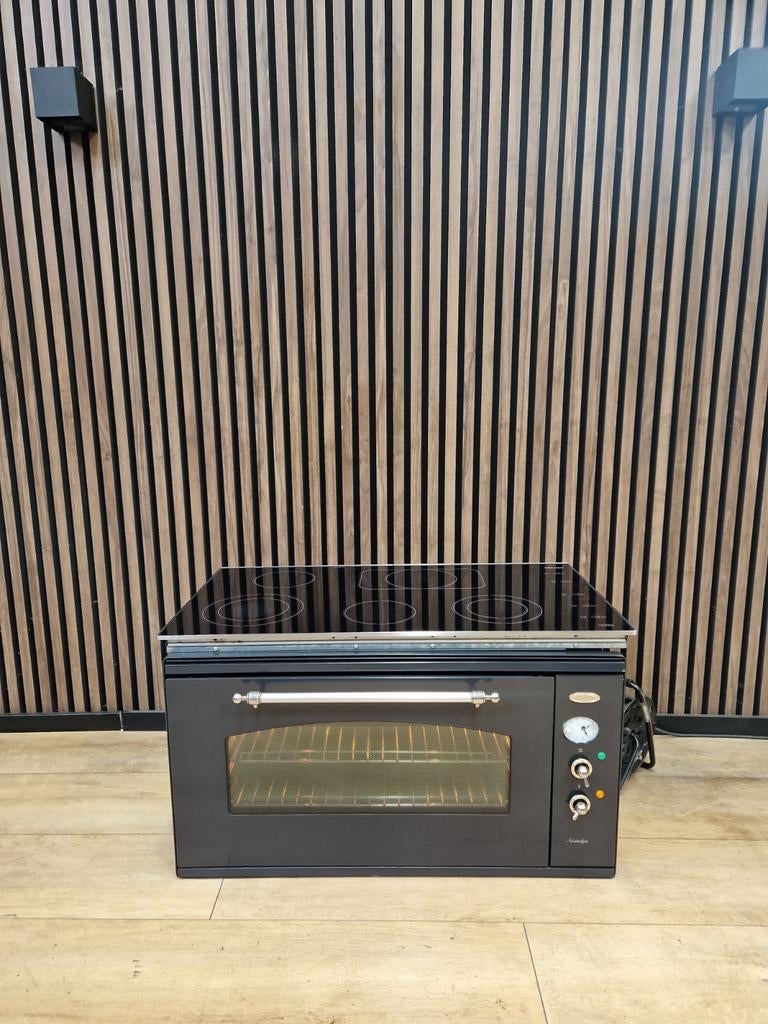 Luxe Boretti inbouwoven + kookplaat 90 cm (Gratis bezorgen), Witgoed en Apparatuur, Kookplaten, Keramisch, Ophalen of Verzenden