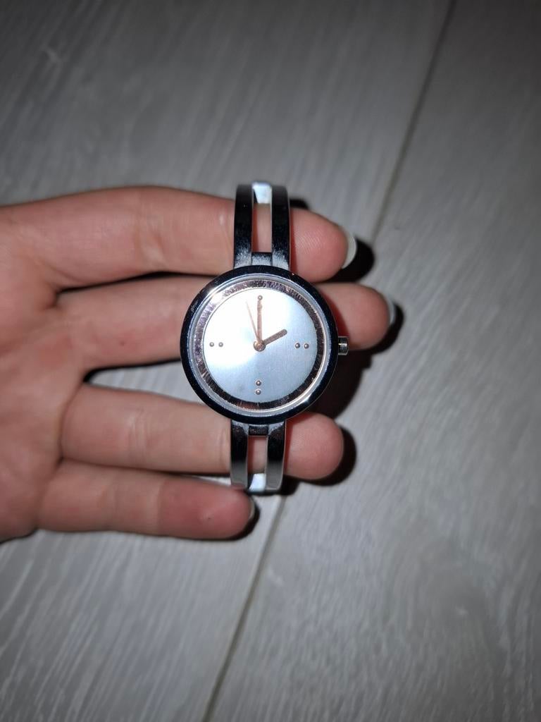 Stijlvol Dameshorloge, Sieraden, Tassen en Uiterlijk, Horloges | Dames, Overige merken, Staal, Gebruikt, Staal