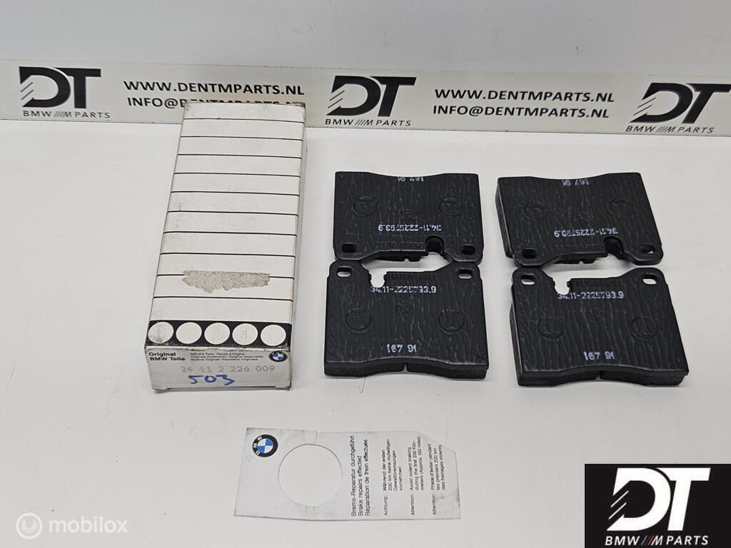 Remblokken voor BMW E28 M5 E24 M635CSi 34112226009, Nieuw, Ophalen of Verzenden, BMW