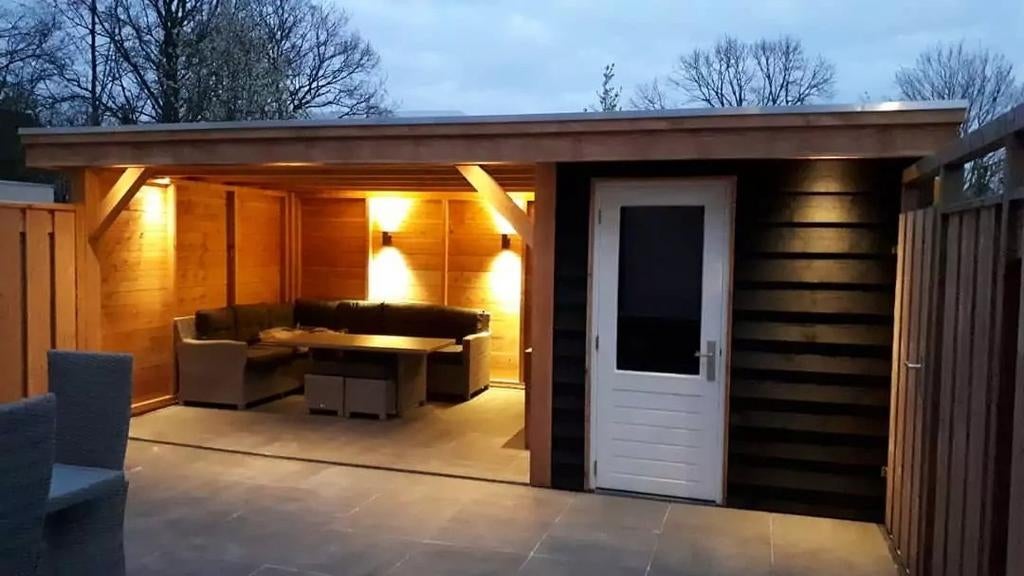Houten Schuur / Berging, Tuin en Terras, Ophalen of Verzenden, Gebruikt, Hout, Overige typen