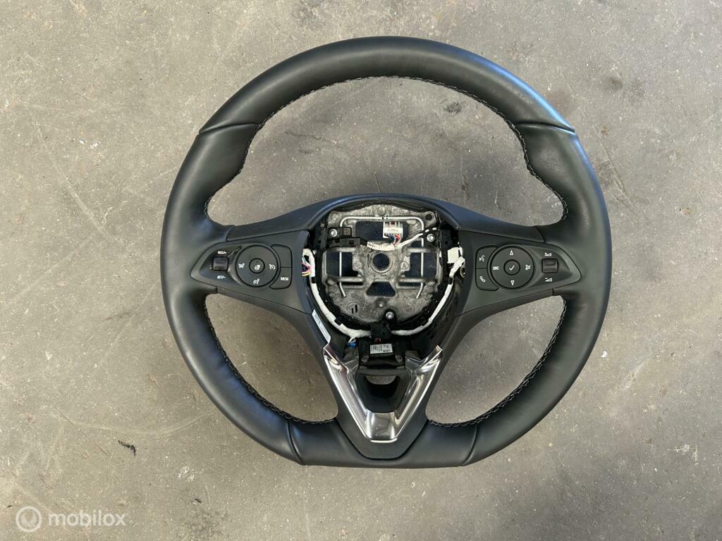 Stuurwiel leder Opel Corsa F 1.2 GS Line ('19->), Auto-onderdelen, Besturing, Gebruikt, Opel, Ophalen of Verzenden, Opel