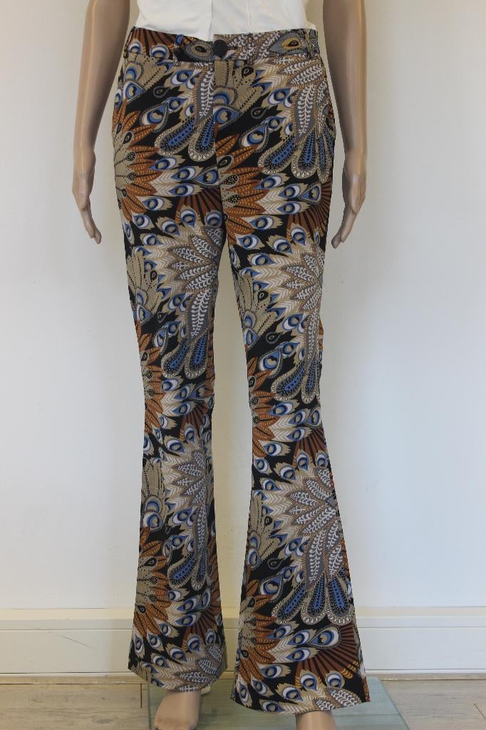 Y-conic bonte travelstof broek maat M, Maat 38/40 (M), ., Ophalen of Verzenden, Zo goed als nieuw