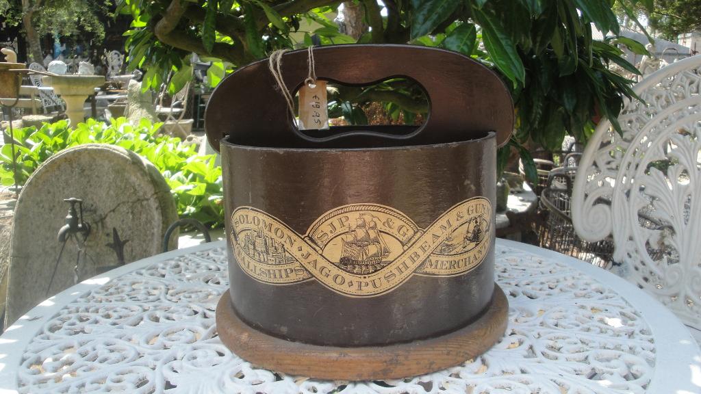 engelse houten bak met vak verdeling, Antiek en Kunst, Curiosa en Brocante, Ophalen of Verzenden