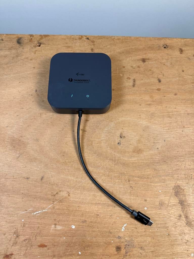 i-tec Thunderbolt 3 Docking Station, Computers en Software, Dockingstations, Ophalen of Verzenden, Gebruikt, Docking station, Laptop