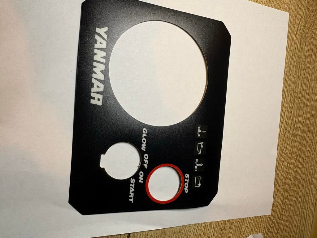 Yanmar Instrumentenpaneel 3YM30 3YM20 2YM15 - Nieuw, Ophalen of Verzenden, Nieuw, Motor en Techniek, Zeilboot of Motorboot