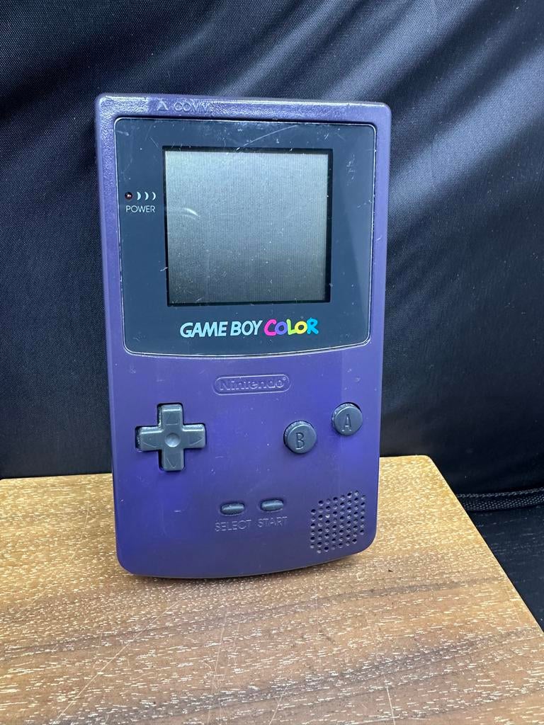 Game Boy Color - Paars - Werkt Perfect!, Spelcomputers en Games, Spelcomputers | Nintendo Game Boy, Gebruikt, G, Ophalen of Verzenden