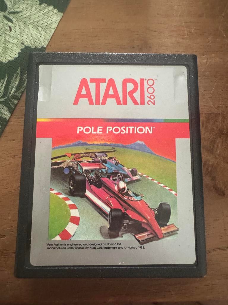 Atari 2600 Pole Position - Raceklassieker!, Spelcomputers en Games, Games | Atari, Gebruikt, Atari 2600, Racen en Vliegen, 1 speler